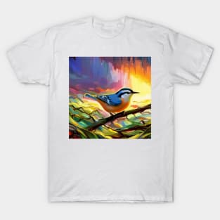 Nuthatch at Sunrise T-Shirt